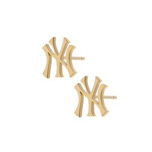 New York Yankees Earrings - Gold Studs - Unisex - Y2K